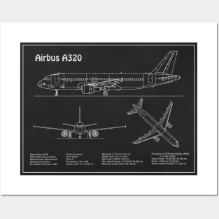 Airbus a320 - PD Posters and Art